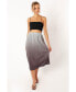 Womens Margurita Gradient Midi Skirt