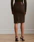 ფოტო #2 პროდუქტის Women's Herringbone Jacquard Pencil Skirt