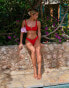 The Frolic X Lyds Butler Dela bikini bottom in red Красный, 40 - фото #1