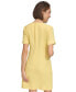 Фото #3 товара Petite Fringe-Trim Short-Sleeve Dress