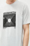 Gri Erkek T-Shirt 3SAM11037HK