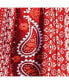 ფოტო #3 პროდუქტის Women's Paisley Print Smocked Cami Romper