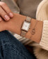 ფოტო #4 პროდუქტის Women's Quartz Rose Gold-Tone Stainless Steel Bracelet Watch 25.5mm x 20.5mm