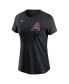 ფოტო #2 პროდუქტის Women's Ketel Marte Black Arizona Diamondbacks 2024 Fuse Name and Number T-shirt