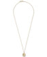 Фото #3 товара Wrapped diamond Taurus Constellation 18" Pendant Necklace (1/20 ct. tw) in 10k Yellow Gold, Created for Macy's