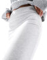 Фото #10 товара Miss Selfridge low rise maxi skirt in grey marl
