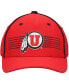 Фото #3 товара Big Boys Red Utah Utes Blitzing Accent Performance Adjustable Hat