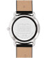 ფოტო #3 პროდუქტის Women's Elliot Black Leather Watch 36mm