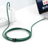Фото #10 товара Kabel przewód w oplocie USB-C USB-C 100W z wyświetlaczem miernikiem mocy 1m zielony