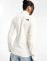 The North Face Glacier 100 1/4 zip fleece in cream