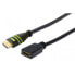 Фото #1 товара Techly HDMI High Speed with Ethernet Extension Cable 4K 30Hz M/F 1.8 m - 1.8 m - HDMI Type A (Standard) - HDMI Type A (Standard) - 3D - 10 Gbit/s - Black
