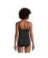 Фото #5 товара Petite V-Neck Wrap Underwire Tankini Swimsuit Top Adjustable Straps