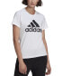 Фото #1 товара Женская блузка adidas Essentials Logo из хлопка Größe XS-4X