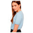 ფოტო #5 პროდუქტის PIECES Ria Fold Up Solid short sleeve T-shirt