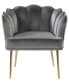 Jackie 29" Velvet with Metal Legs Accent Chair