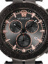 Фото #2 товара Versace Herren Armbanduhr Greca Chrono 45 mm Datum, Chronograph, Tachymeter Armband Leder VEPM00320