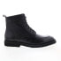 Фото #1 товара Zanzara Gaddi ZK574S34 Mens Black Leather Lace Up Casual Dress Boots 9.5