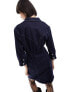 ONLY denim button down dress in dark blue