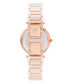 Фото #3 товара Genuine Mother of Pearl Dial with Cubic Zirconia Crystals Watch