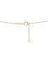 ფოტო #4 პროდუქტის Diamond V Statement Necklace (1/6 ct. t.w.) in 14k Gold, 17" + 1" extender, Created for Macy's