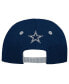 ფოტო #2 პროდუქტის Infant Boys and Girls Navy, Gray Dallas Cowboys My First Tail Sweep Slouch Flex Hat