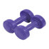 Фото #1 товара Гантели спортивные SPORTI FRANCE 1.5 кг 2 шт - фиолетовые