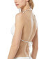 Фото #2 товара Women's Chain-Trim String Triangle Bikini Top