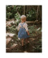 ფოტო #3 პროდუქტის Baby Girl Cotton Oversized Denim Pinafore