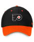 Фото #2 товара Men's Black, Orange Philadelphia Flyers Authentic Pro Rink Two-Tone Flex Hat