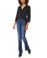 ფოტო #3 პროდუქტის Women's V-Neck 3/4-Sleeve Top