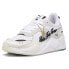 Фото #2 товара Puma RsX Palm Tree Crew Lace Up Mens White Sneakers Casual Shoes 39462401