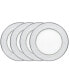 Фото #1 товара Brocato Set of 4 Bread Butter and Appetizer Plates, Service For 4