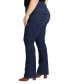 ფოტო #3 პროდუქტის Plus Size Paley Mid Rise Bootcut Pull-On Jeans