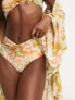 Фото #1 товара Rip Curl Always Summer high waist bikini bottom in retro flower print