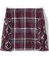 Фото #2 товара Big Girls School Uniform Slim Side Pleat Plaid Skort Above the Knee