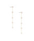 Imitation Pearls Earrings Dripping in 18K Gold Plating