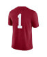 Фото #3 товара Men's 1 Crimson Alabama Crimson Tide Game Jersey