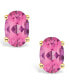 ფოტო #6 პროდუქტის Pink Topaz (1-1/7 ct. t.w.) Stud Earrings in 14K Yellow Gold or 14K White Gold