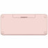 Фото #4 товара Беспроводная клавиатура Logitech K380 Розовый Испанская Qwerty