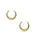 ფოტო #2 პროდუქტის Western Jewelry Boho Tribal Style Minimalist Horn Crescent Luna Waning Half Moon Earrings For Women Teen Gold Plated .925 Sterling Silver