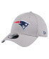 Фото #1 товара Гимназия женский серый New Era New England Patriots 39Thirty Flex Hat