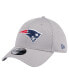 Men's Gray New England Patriots Active 39Thirty Flex Hat