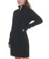 Фото #4 товара Women's Zip-Collar Sweater Dress