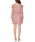 ფოტო #2 პროდუქტის Women's Floral Bliss Mini Dress