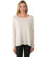 Фото #1 товара Women's J CASHMERE 100% Cashmere Dolman Sleeve Pullover High Low Sweater