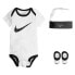 Фото #1 товара [LN0072-001] Baby Nike Bodysuit, Hat and Booties 3-PC Box Set