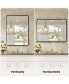 Bathroom Mirror Vanity Mirror For Wall, Aluminum Alloy Framed Wall Mirror Farmhouse, 30"×22"