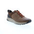 Фото #4 товара Florsheim Treadlite Plain Toe Mens Brown Leather Lifestyle Sneakers Shoes