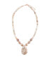 ფოტო #1 პროდუქტის Women's Roman Genuine Stone Statement Necklace