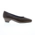 Фото #1 товара Capps Sail Pump Low Heel 90232-A Womens Brown Leather Pumps Heels Shoes